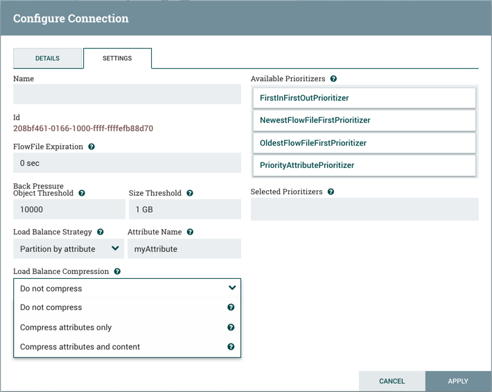 Load Balance Compression Options